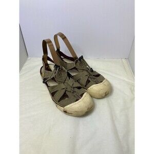 KEEN Coronado Brindle Sandals Womens Sz 10 Brown Canvas Outdoor Sport Shoes